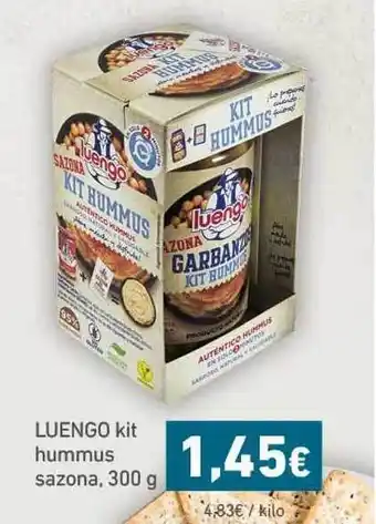 HiperDino Luengo Kit Hummus Sazona, 300g oferta