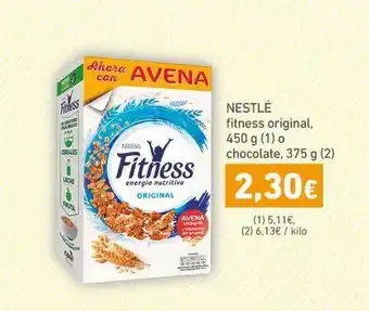 HiperDino Nestlé Fitness Original 450g (1) o Chocolate, 375g (2) oferta