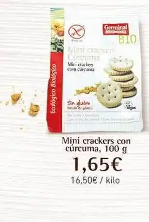 HiperDino Mini Crackers Con Cúrcuma, 100g oferta