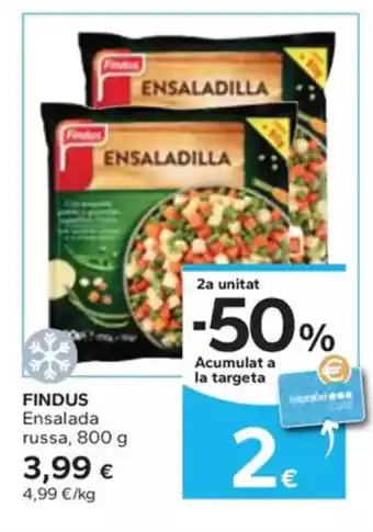 Caprabo FINDUS Ensalada russa oferta