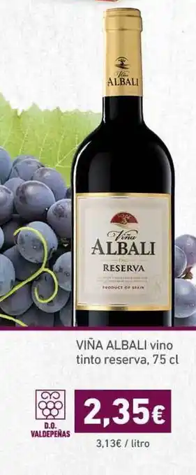 HiperDino Viña Albali Vino Tinto Reserva 75cl oferta