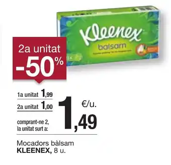 BonpreuEsclat KLEENEX Mocadors bálsam oferta