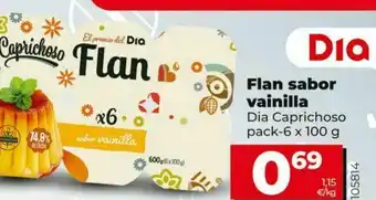 Dia Flan de vainilla dia oferta