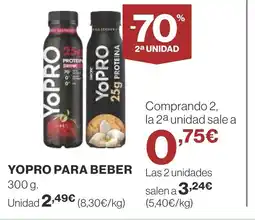 Supercor YOPRO Para beber oferta