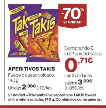 Supercor TAKIS Aperitivos oferta