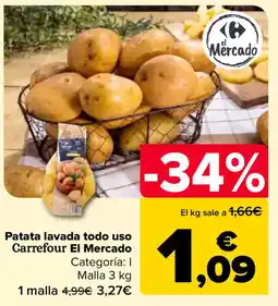 Carrefour Patata lavada todo uso oferta