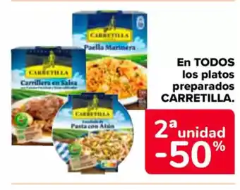 Carrefour CARRETILLA En TODOS los platos preparados oferta