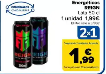 Carrefour REIGN Energéticos oferta