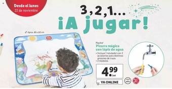 Lidl Playtive Pizarra Mágica Con Lápiz De Agua oferta