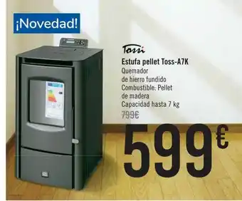 Carrefour Tossi Estufa Pellet Toss-a7k oferta