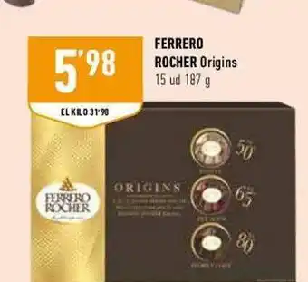 Ferrero Rocher Origins 187g