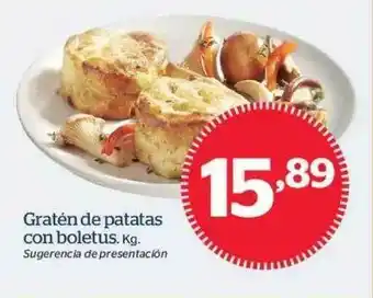 La Sirena Gratén De Patatas Con Boletus oferta