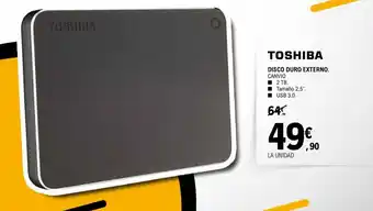E.Leclerc Toshiba Disco Duro Externo Canvio oferta