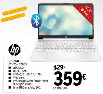 E.Leclerc HP Portátil Athton 3050u oferta