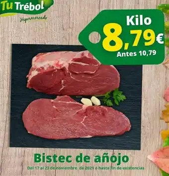 Tu Trébol Hipermercados Carne de añojo oferta