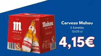 Cash Unide MAHOU Cerveza oferta