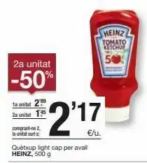 BonpreuEsclat Ketchup heinz oferta