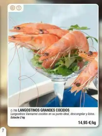 Abordo Langostinos ideal oferta