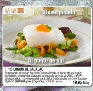 Abordo Lomos de bacalao oferta