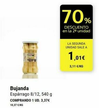 BM Supermercados Espárragos bujanda oferta