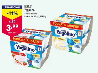 ALDI Nestlé Yogolino Pack de 8 x 100g oferta