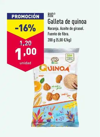 ALDI Rio Galleta de quinoa 200g oferta