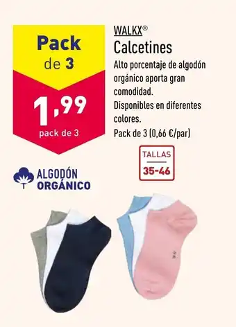 ALDI Walkx Calcetines Pack de 3 oferta