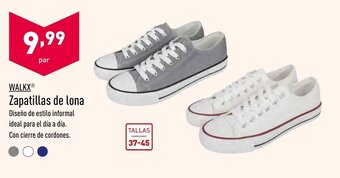 ALDI Walkx Zapatillas de lona oferta