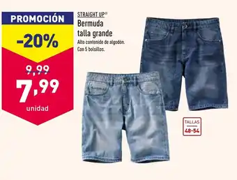 ALDI Straight Up Bermuda talla grande oferta