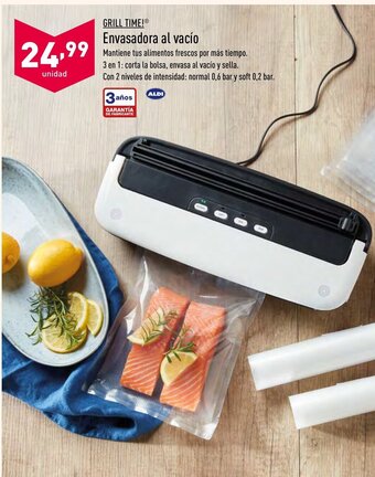 ALDI Grill Time Envasadora al vacío oferta