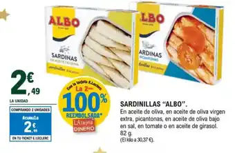 E.Leclerc “ALBO” Sardinillas oferta