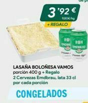 Masymas Lasaña boloñesa oferta