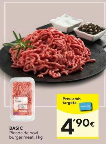 Caprabo Carne picada basic oferta