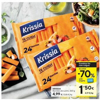 Caprabo Surimi krissia oferta