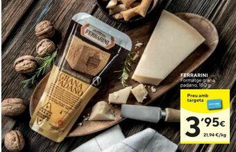 Caprabo Queso ferrarini oferta