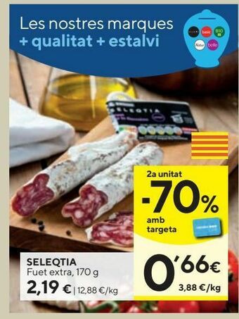 Caprabo Fuet seleqtia oferta