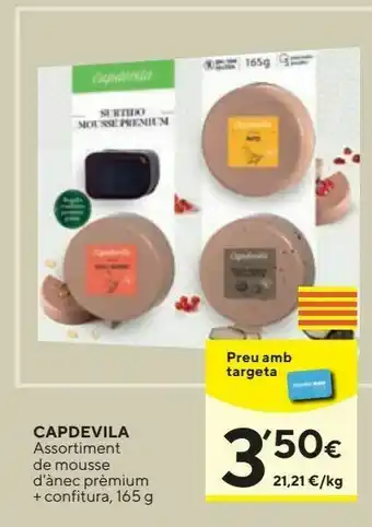 Caprabo Mousse de pato capdevila oferta