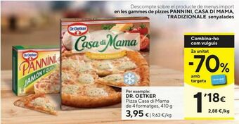 Caprabo Pizza dr oetker oferta
