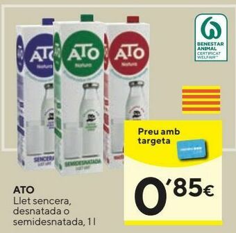 Caprabo Leche entera ato oferta