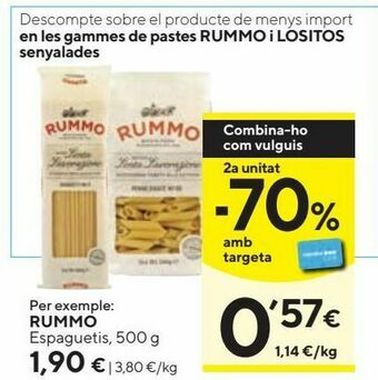 Caprabo Pasta oferta