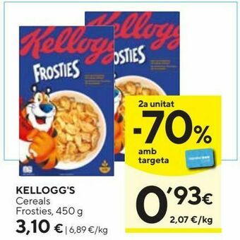 Caprabo Cereales kellogg's oferta
