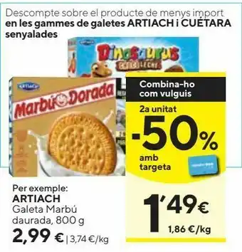 Caprabo Galletas infantiles artiach oferta