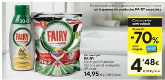 Caprabo Detergente lavavajillas fairy oferta