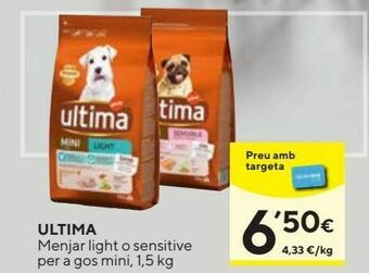 Caprabo Comida para perros última oferta