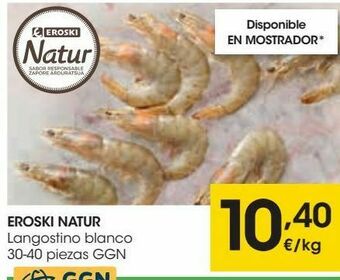 Eroski Eroski natur langostino blanco oferta