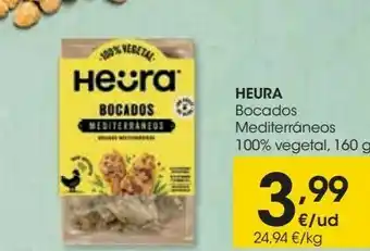 Eroski Heura bocados mediterráneos 100% vegetal oferta