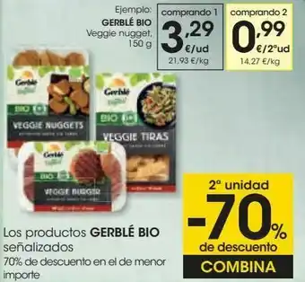 Eroski Los productos gerblé bio señalizados oferta