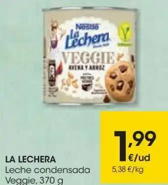 Eroski La lechera leche condensada veggie oferta
