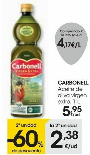 Eroski Carbonell aceite de oliva virgen extra oferta