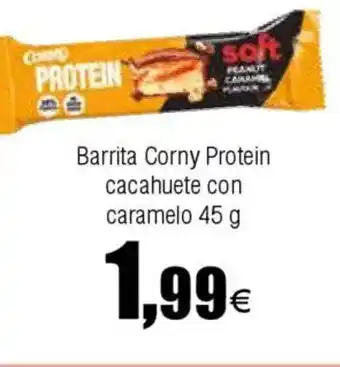 FROIZ Barrita Corny Protein cacahuete con caramelo oferta